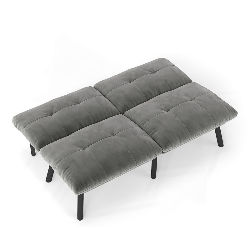 Canapé-lit pliant convertible gris, Gris