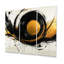 Cercle abstrait en noir et or II - ensemble de reproductions d'art abstrait-107213259-107213248