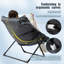 Très grande chaise pour soucoupe X, grande chaise pliante confortable, ...