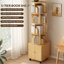 Bibliothèque tournante, bibliothèque d'angle à 360 degrés pour les petits espaces, chambre à coucher, salon