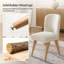 Ensemble de chaises de salle à manger rembourrées avec pieds en bois massif de l 19 po Jeremias-1651390627-1651390624