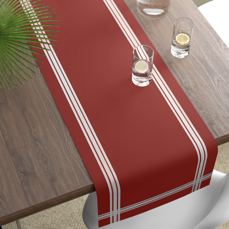 Choteau Table Runner, 90" x 16", Red