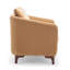 Upholstered Barrel Chair with Footstool-1488768570