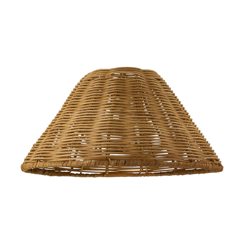 Empire Natural Rattan Lamp Shade, 31cm D, Brown
