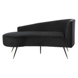 Frankie Velvet Chaise Lounge