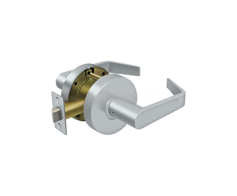 Deltana CL501EVC-26D Commercial Passage Standard Grade 2 Clarendon Lever Lockset Brushed Chrome Finish