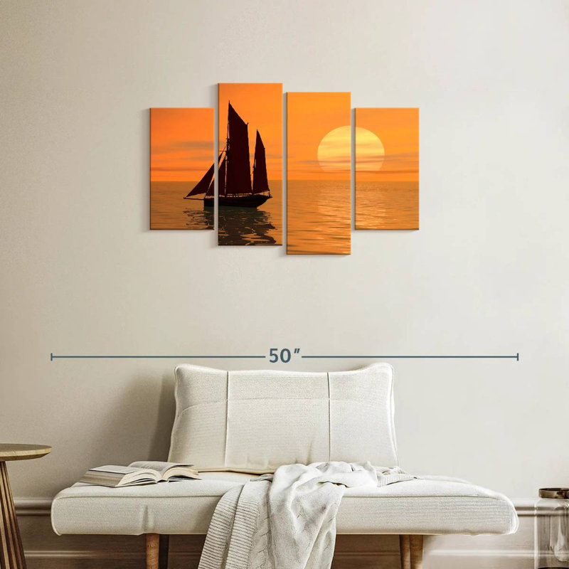 Voilier Mehar Golden Sunset, H 22 po x l 36 po