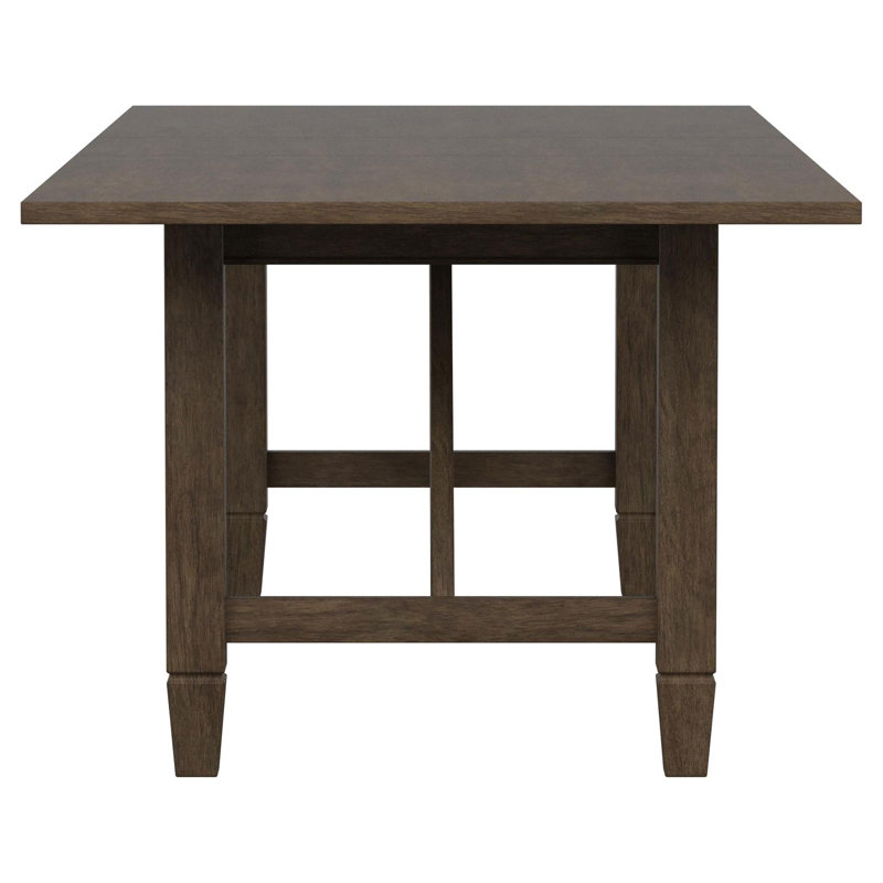 Daureen Rectangular Dining Table Set Light Brown, 5 Pieces: Table, 4 Chairs