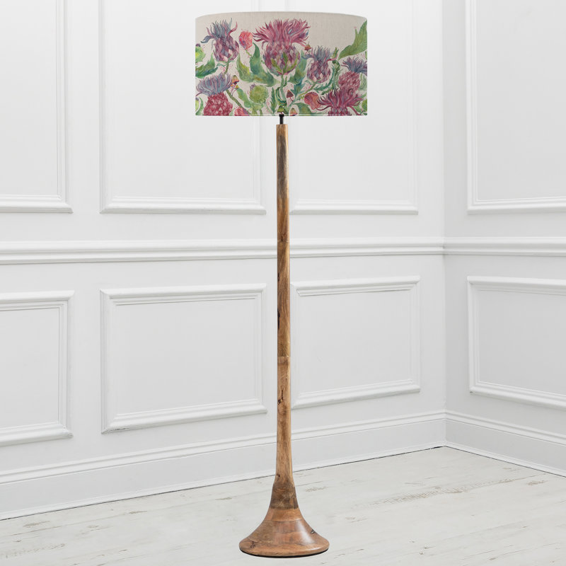 Kinross 158cm Brushed Traditional Floor Lamp