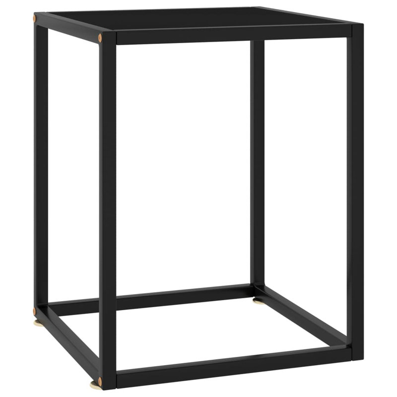 Ebern Designs Frame Single Coffee Table, 19.7" H x 15.7" L x 15.7" W, Black