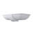 Badeloft 23.6" x 16.4" Rectangular Stone Resin Undermount Bathroom Sink UB-01-G in Glossy White-44418729