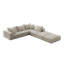 Canapé modulaire rembourré en L Tomeco avec 7 coussins Tomeco-1960464939