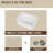 27" L Drop-In Single Bowl Fireclay Kitchen Sink with Sink Grid & Basket Strainer