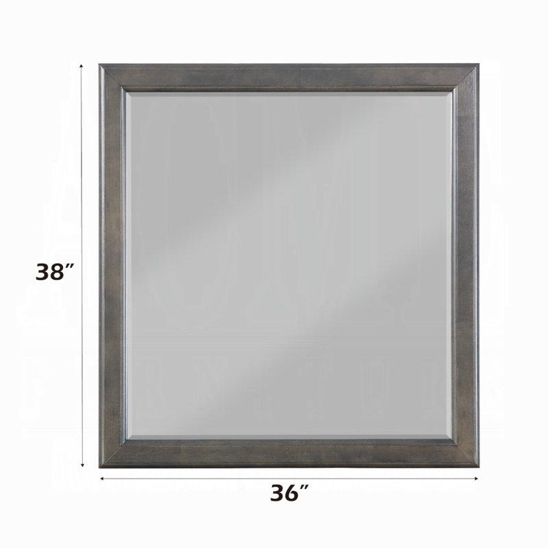 Miroir de commode Louis Philippe Iii, Gris foncé