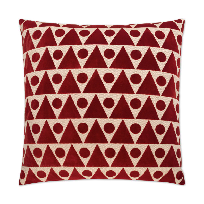 Kilo Pillow Cover & Insert, Red, Square 22"