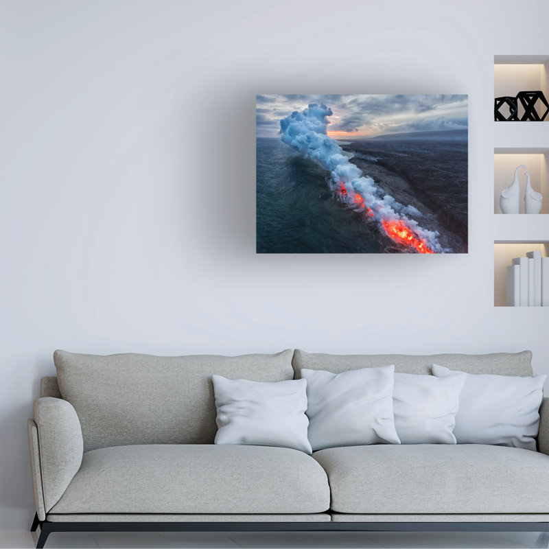 Art sur toile, entrée de l'enfer de xiaoxiaoliu, H 14 po x l 19 po