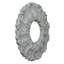 Médaillon de plafond Janice Endurathane, 9 3/4 po de diamètre x 3 3/8 po x P 3/4 po, apprêté en usine