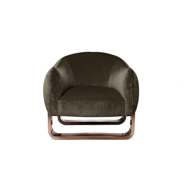 Milo Armchair, Earth/Chesterfield Velvet