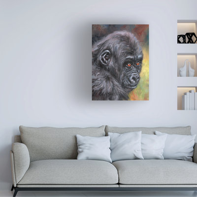 Bolog David Stribbling BABY GORILLA86 Canvas Art