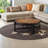 Luxe Solid Wood Round Coffee Table