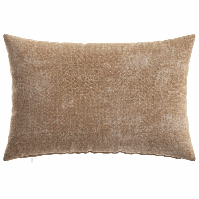  Cushion Cover HEERLEN Chenille Fabric Modern Pillow Decorative Case, 6, 50 cm W x 30 cm D, Brown