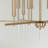 12 - Light Dimmable Modern Linear Chandelier