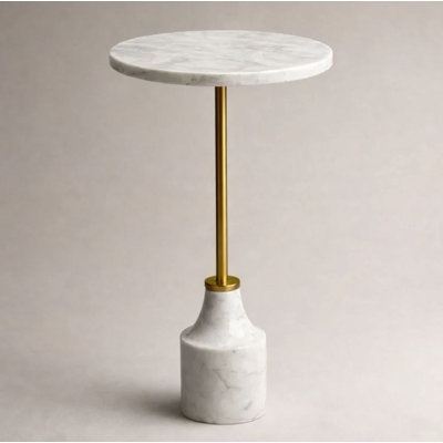 Marble Top End Table