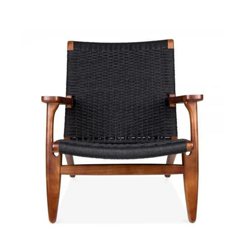 Méridienne large 27,5 po Oppice, Noir, Brun