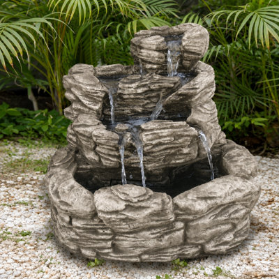 Sierra Falls Cast Stone Fountain