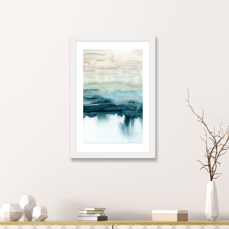 « organic cascade i » par grace-pop, impression, H 24 po x l 16 po x P 1 po, Papier avec cadre blanc