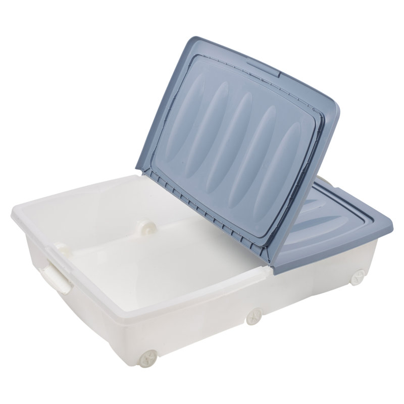 Rebrilliant Plastic Decorative Bin, Blue
