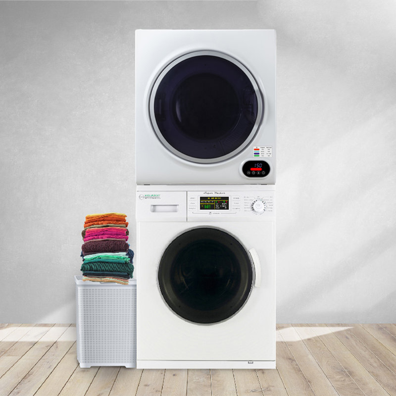 Equator BASIC STACKABLE 13 lbs Washer + Vented Sensor Dryer 3.5cf 110V