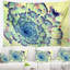 Tapisserie fractal en polyester avec accessoires suspendus inclus-28499899