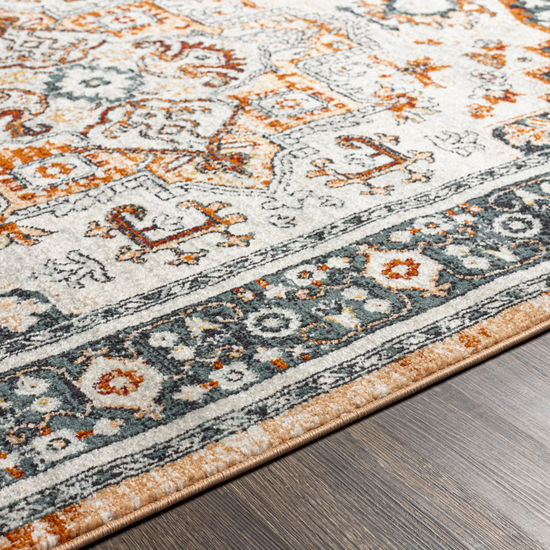Aldusa Oriental Indoor Rug, Rectangle 5'3" x 7'