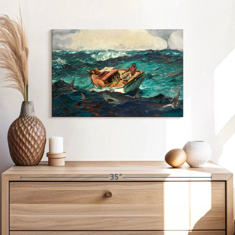 Leisha, le Gulf Stream 1899, H 16 po x l 24 po