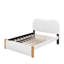Lit plateforme tapissier avec lit gigogne-508423951