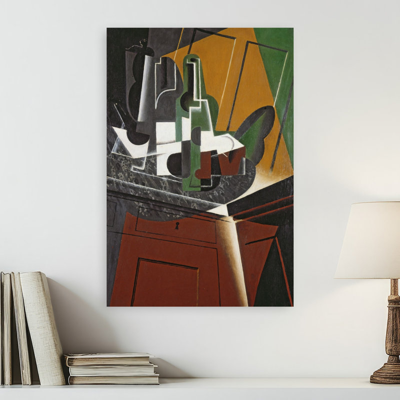 Le buffet, 1917, estampe d'art mural abstrait contemporain, H 24 po x l 16 po