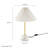 Illusion Marble Dome Table Lamp In Black-101991379
