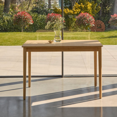 Extendable Solid Wood Base Dining Table