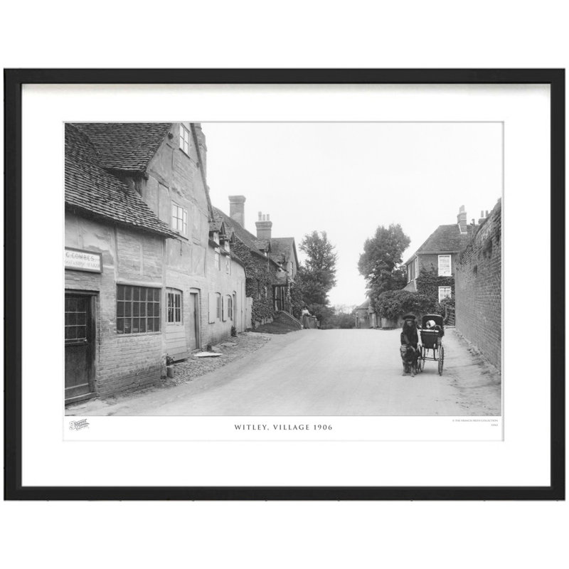Witley, Village 1906 by Francis Frith - Single Picture Frame Print, 60cm H x 80cm W x 2.3cm D