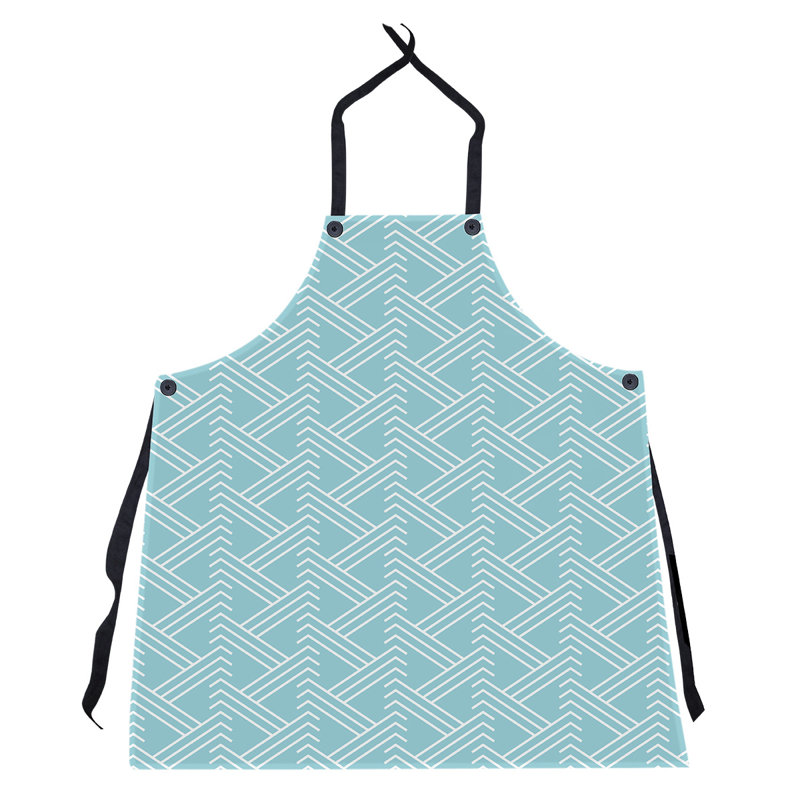 Jordao Bib Apron, Teal/White