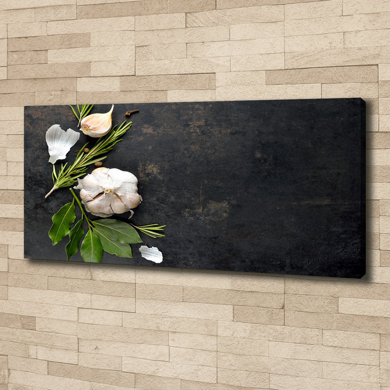 Garlic - No Frame Print on Canvas
