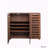 Shoe Cabinet Adjustable Shelves Wooden Rack Louvered Doors Organizer-514935703