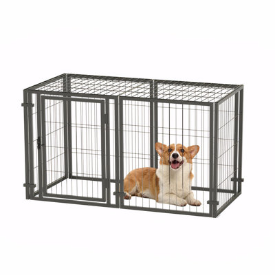 Cage pour chien 47,2 po pour petits, moyens et grands