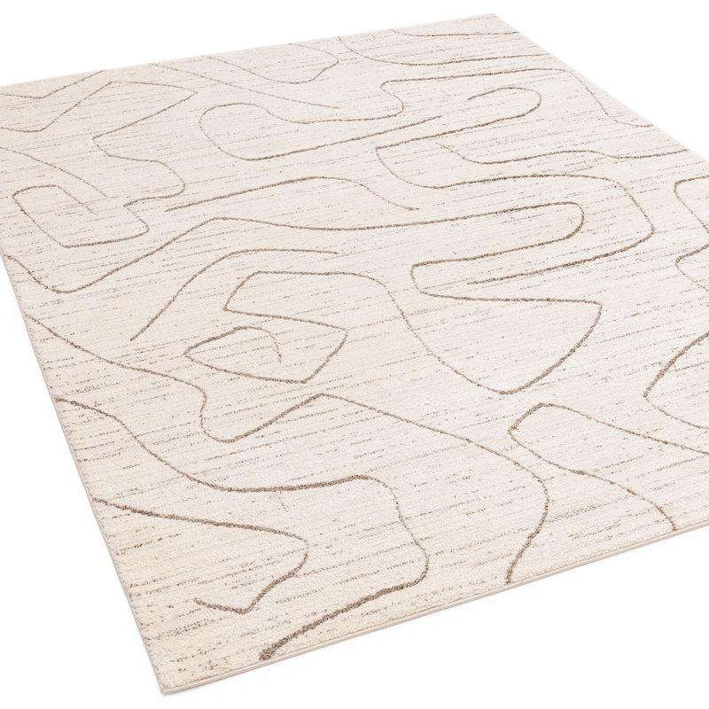 Oslo Geometric Area Rug, Rectangle 120 x 160 cm