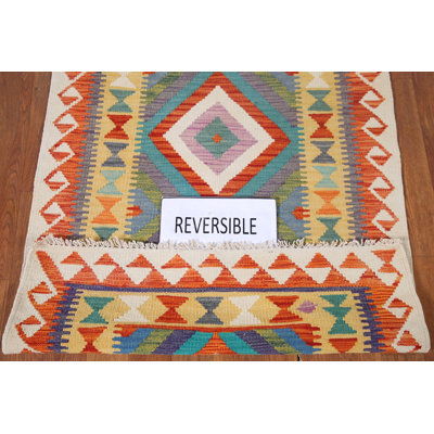 South Western Kilim Oriental Foyer Rug 3x4