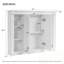 Armoire murale Straitson avec 1 tablette réglable