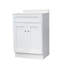 Ensemble de meuble-lavabo simple 24 po avec plateau en marbre Rorke