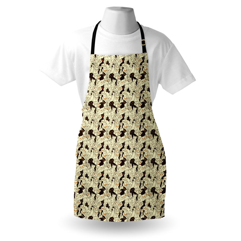 No Pattern Bib Apron