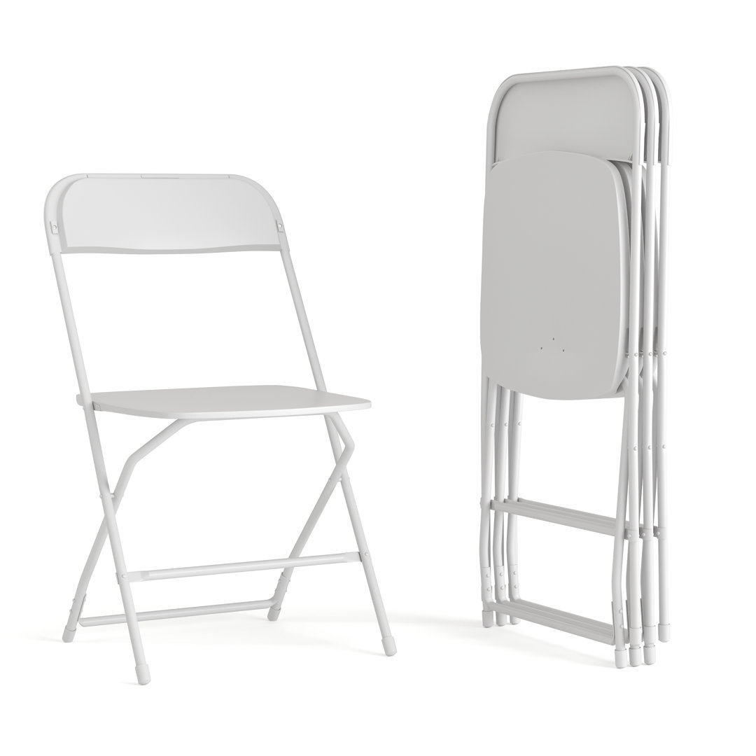 Armando Indoor/Outdoor Plastic Folding Event Chairs (Set of 4) by Flash Furniture (Set of 4) Freeport Park®